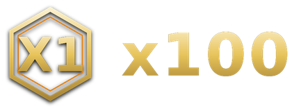 x100 logo